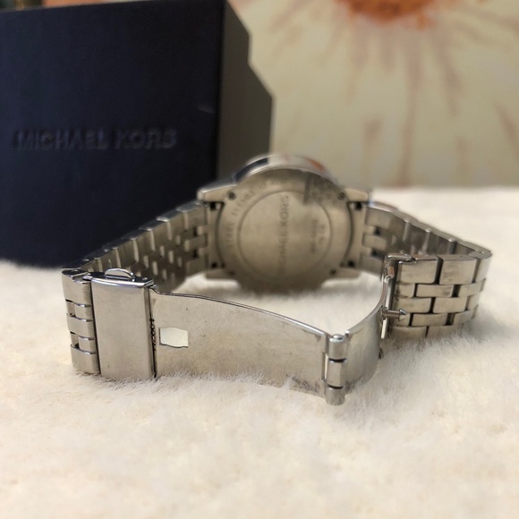 Michael Kors Bejeweled Silver-Tone Watch - Picture 8 of 9